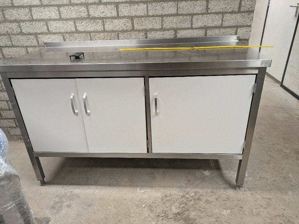 werktafel / bank RVS horeca 150 x 60, Huis en Inrichting, Ophalen, Gebruikt