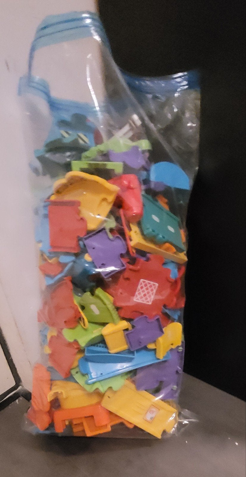 Zak vol wegdelen en accesoires toet toet, Ophalen of Verzenden, Gebruikt, 2 tot 4 jaar