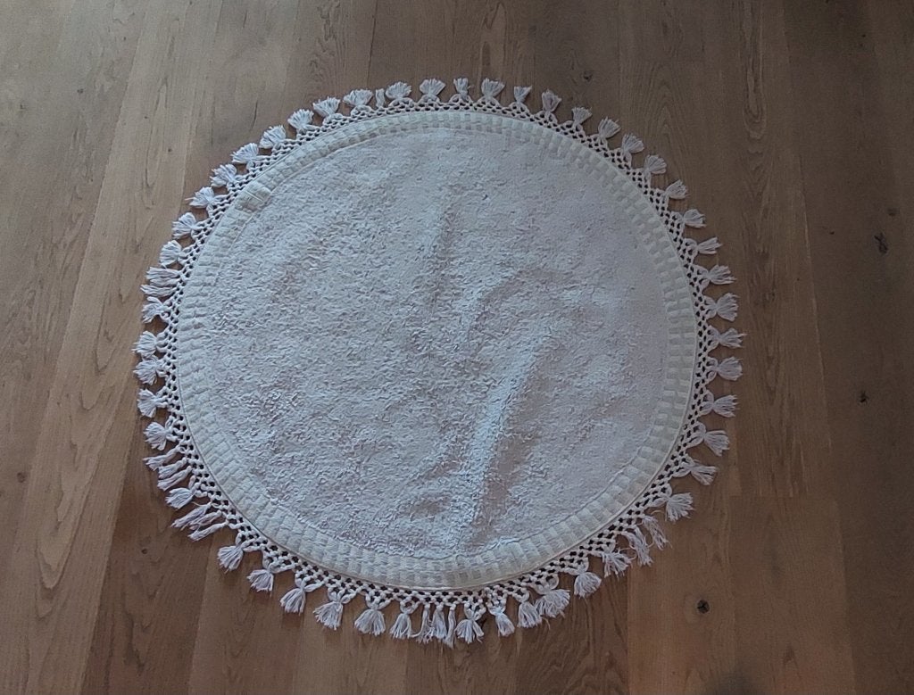 2x vloerkleed lila, Gebruikt, 50 tot 100 cm, Paars, Rechthoekig