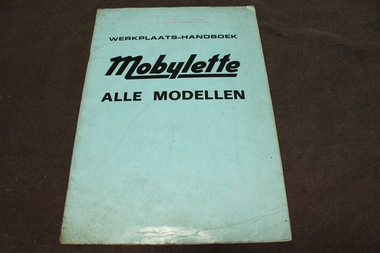 Mobylette alle modellen werkplaatsboek uitgave uit 1970, Ophalen of Verzenden