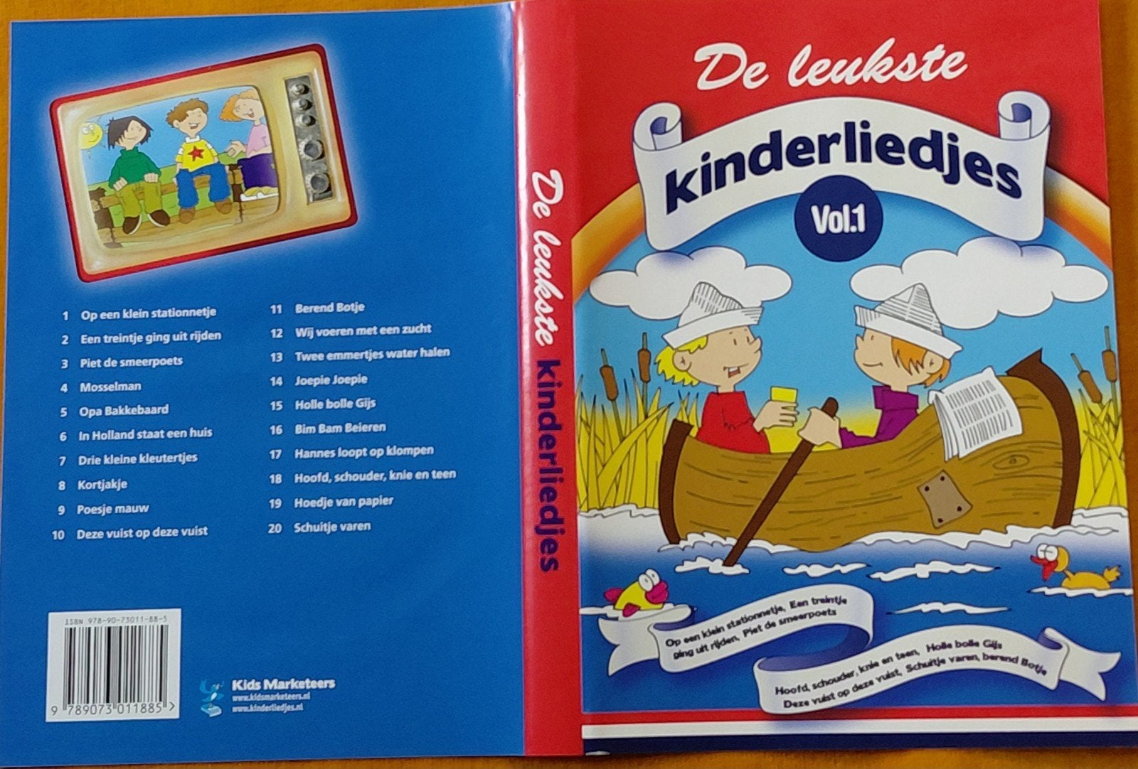 De Leukste Kinderliedjes Vol.1, 6 tot 9 jaar, Ophalen of Verzenden, Zo goed als nieuw, Inclusief boekje