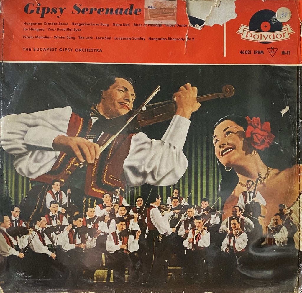 The Buda Gipsy Orchestra - GIPSY SERENADE  +/-@1960, LP, Gebruikt, Traditioneel en Volksmuziek, Ophalen of Verzenden
