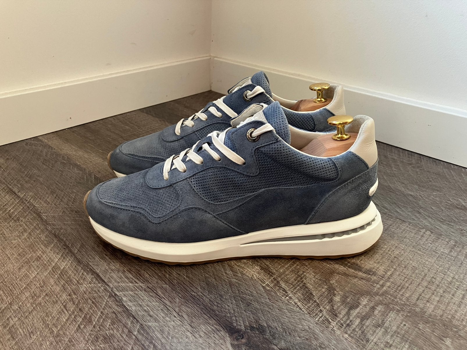 Floris van Bommel dames schoenen, maat 40, zeer goed!, Ophalen of Verzenden, Zo goed als nieuw, Blauw, Sneakers of Gympen