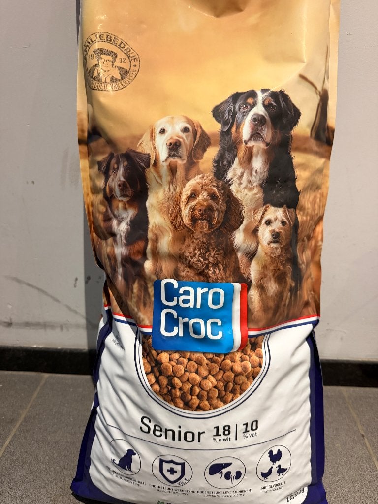 Caro croc senior hondenbrokken, Ophalen, Hond