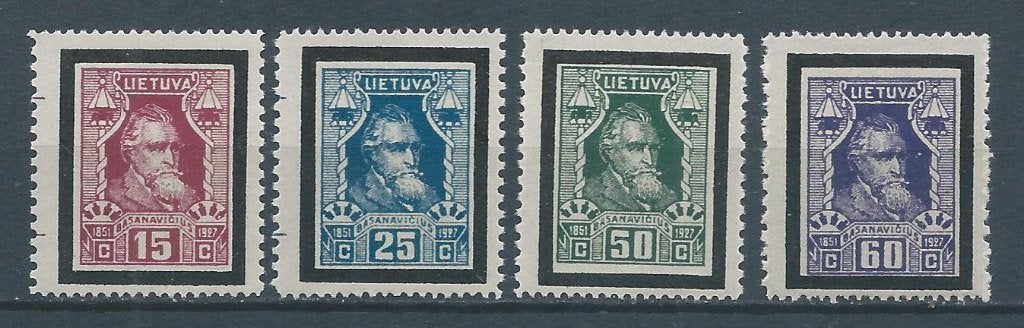 C784 Baltische staten – Litouwen – MiNr 274-277 (ongebruikt), Ophalen of Verzenden, Overige landen, Postfris