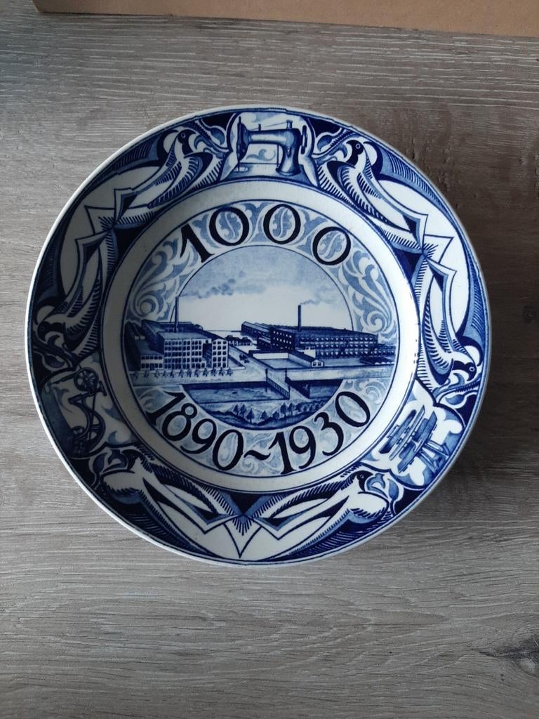 Petrus Regout & Co Maastricht Gedenkbord 1890-1930, Ophalen of Verzenden