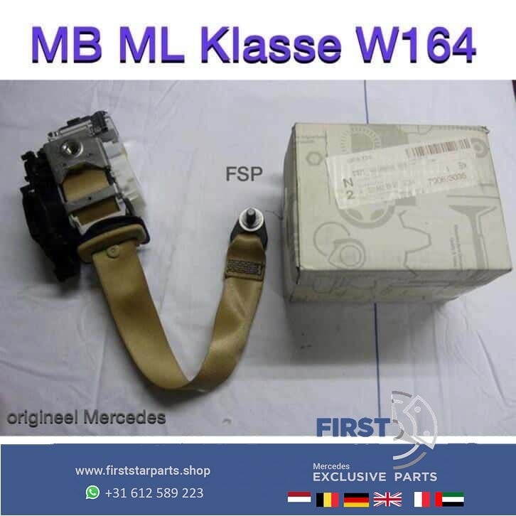 W164 gordelspanners beige / bruin Set Mercedes ML Klasse 164, Gebruikt, -, Ophalen of Verzenden, -