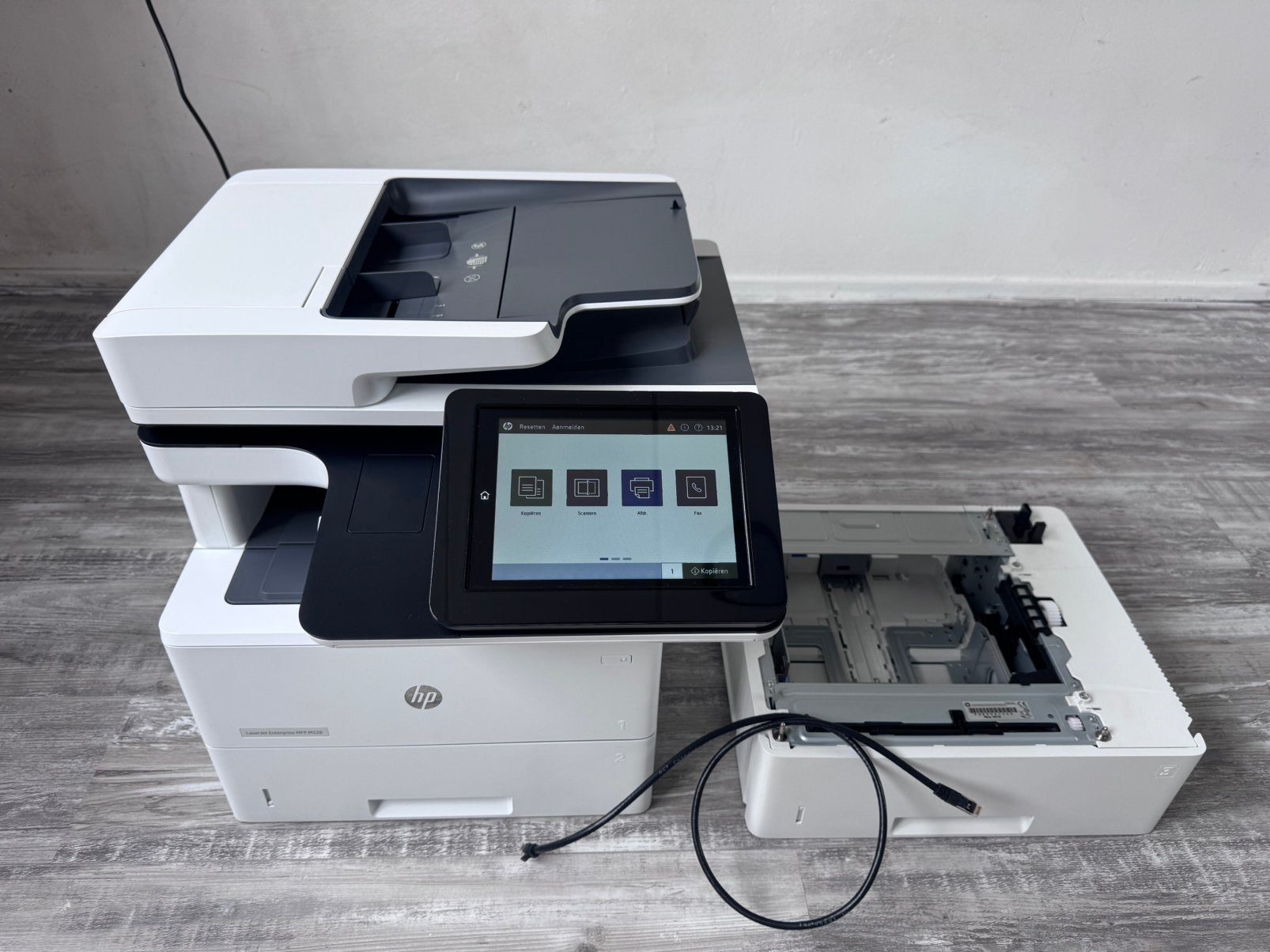 hp printer laserjet enterprise m528, Ophalen, Printer, Zwart-en-wit printen, Zo goed als nieuw
