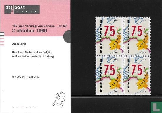 Postzegelmapje M69 Provincie Limburg 1989 NL, Postzegels en Munten, Postzegels | Nederland, Ophalen of Verzenden