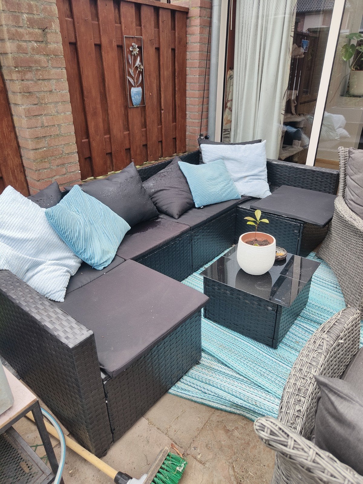 Loungeset mag zsm opgehaald worden, Tuin en Terras, Tuinsets en Loungesets, Ophalen, Zo goed als nieuw