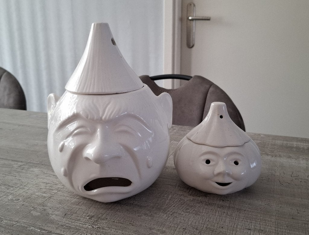 uienpot knoflookpot, Ophalen, Gebruikt, Voorraadpot, Steen/keramiek