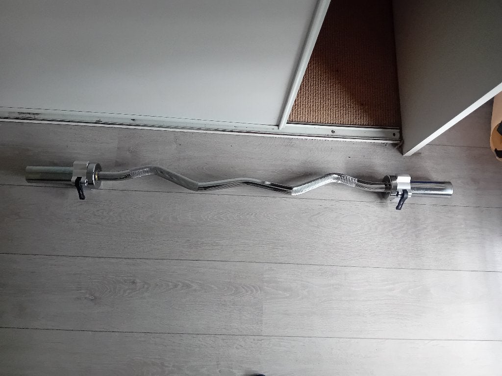 EZ CURL BAR, Ophalen, Nieuw, Armen, Halterstangen
