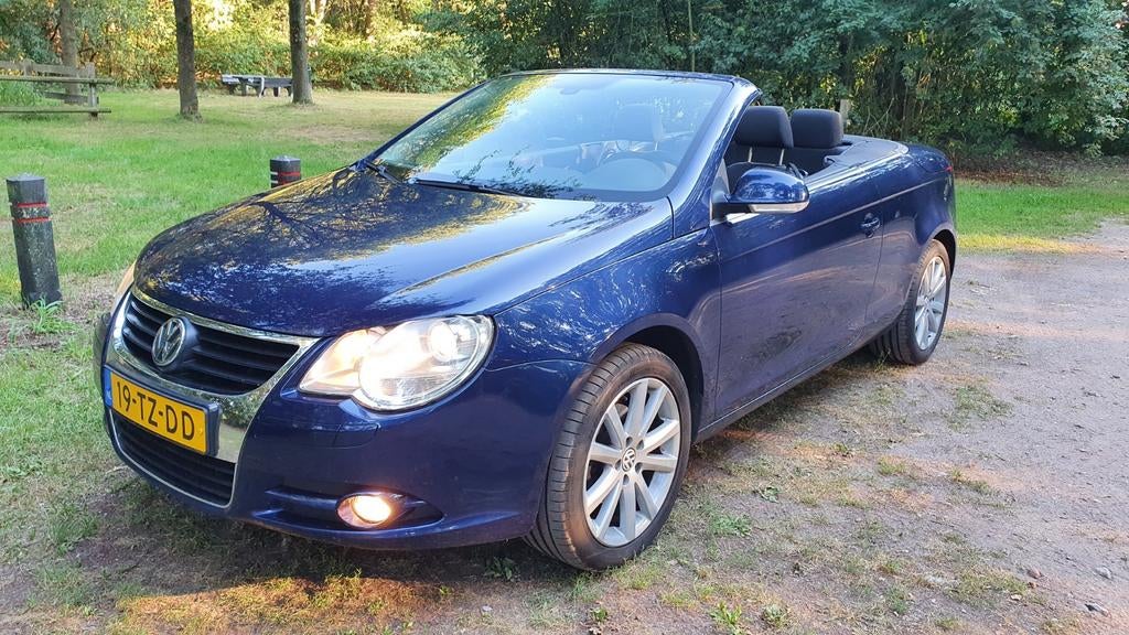 Volkswagen Eos 2.0 16V FSI 110KW 2007, Auto's, Voorwielaandrijving, Stof, Zwart, 4 cilinders