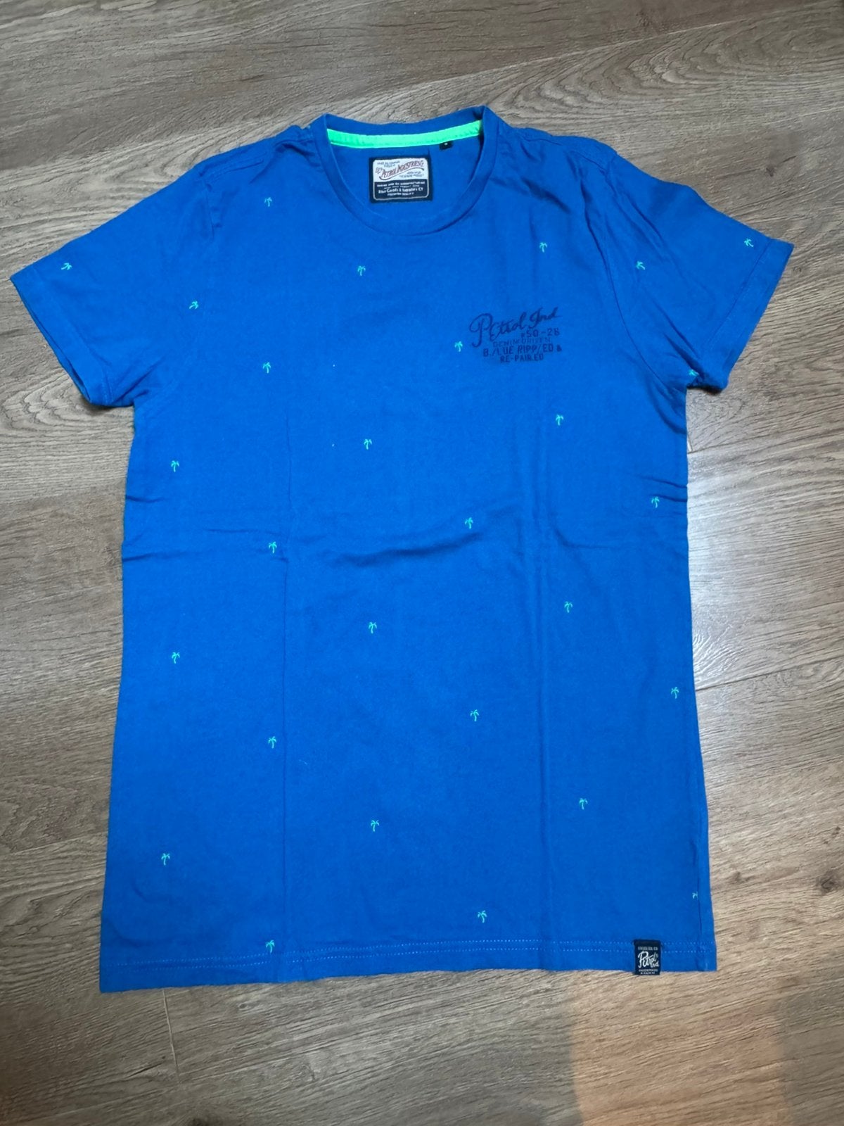 Petrol Industries blauw shirt maat S, Petrol Industries, Blauw, Ophalen of Verzenden, Zo goed als nieuw