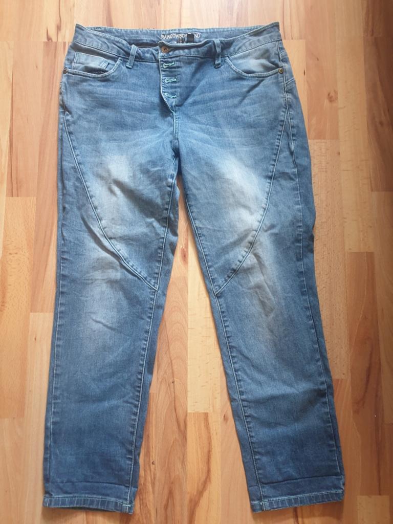 Rainbowboyfriend jeans maat 44, Kleding | Dames, Spijkerbroeken en Jeans, Ophalen of Verzenden, Zo goed als nieuw, Blauw, W33 - W36 (confectie 42/44)