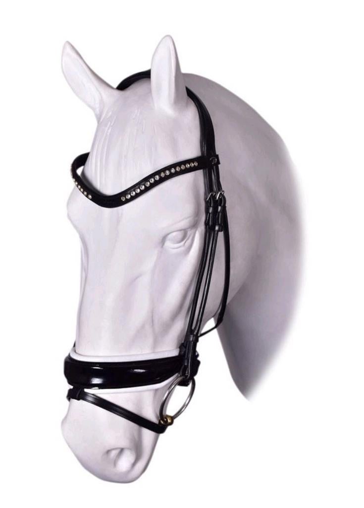 Trenshoofdstel Dy'on Crank Flash Rond, Dieren en Toebehoren, Paarden en Pony's | Hoofdstellen en Tuigage, Ophalen of Verzenden