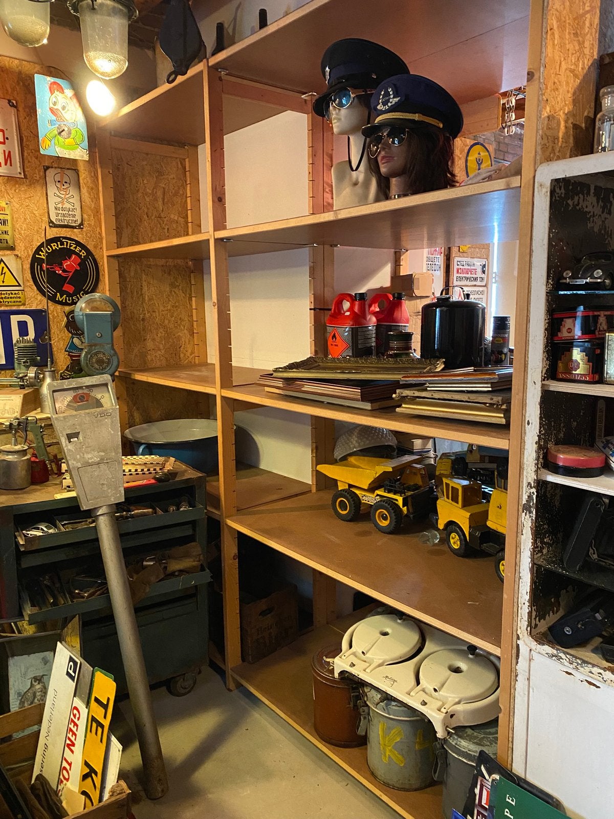 Houten stelling. ( losse delen ), Ophalen, Gebruikt, Nvt, Nvt