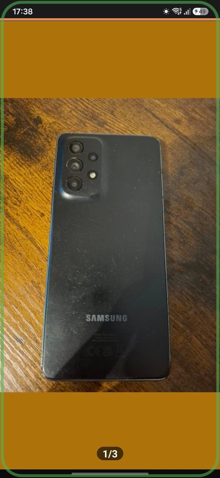 Samsung A53, Telecommunicatie, Mobiele telefoons | Samsung, Gebruikt, Blauw, Touchscreen, Ophalen of Verzenden
