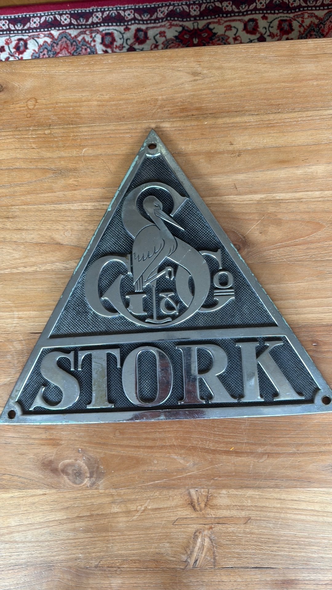 STORK ketelplaat, Ophalen of Verzenden, Gebruikt