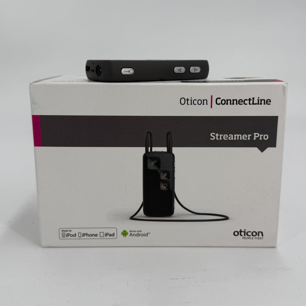 Oticon Connectline Streamer Pro, Flex Ltd., Zo goed als nieuw, https://flex.com/contact-us, Nobelstraat 10, 5807 GA Oostrum