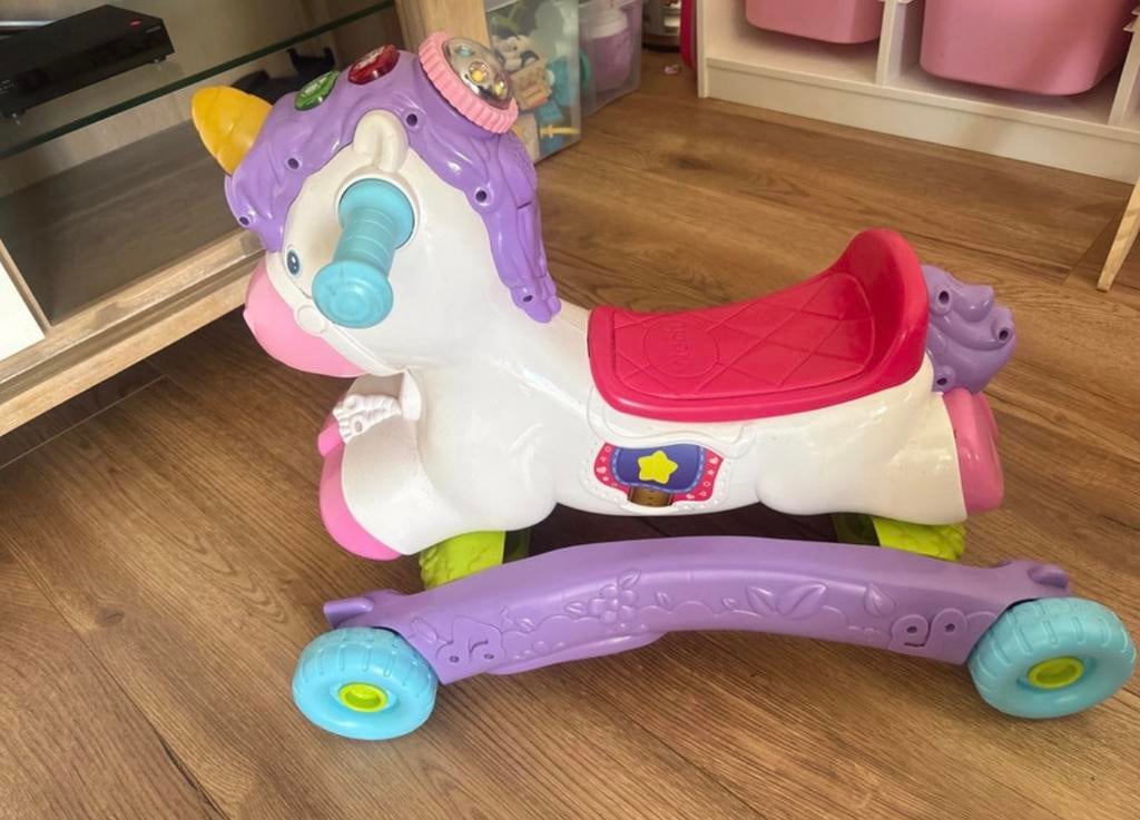 v tech hobbelpaard, Kinderen en Baby's, Speelgoed | Vtech, Ophalen of Verzenden, Zo goed als nieuw, 6 maanden tot 2 jaar