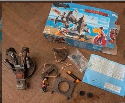 Playmobil Dragons 9249 Kruisboog met Drakenstrijder, Ophalen of Verzenden, Gebruikt, Complete set