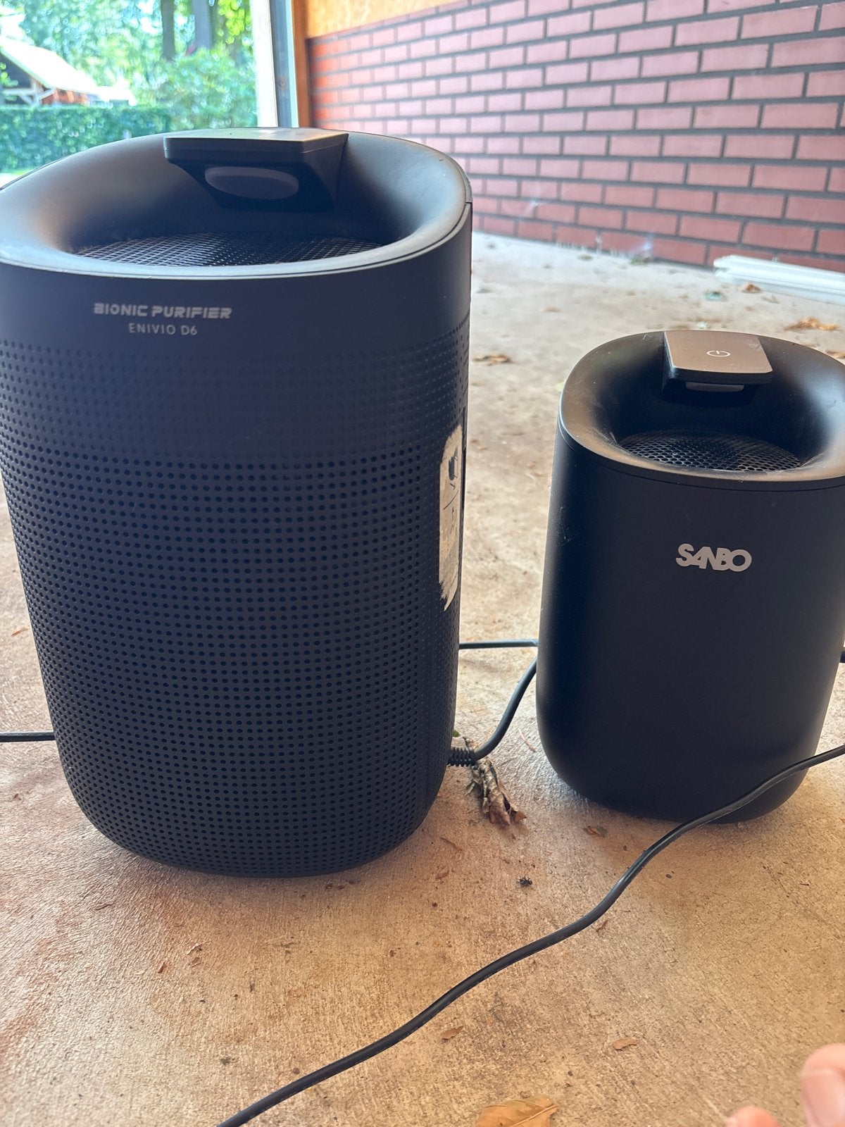 2 kleine luchtontvochtigers - Bionic Purifier & Sanbo, Ophalen, Gebruikt