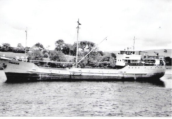 PIONEER kustvaart  coaster kustvaarder scheepvaart, Verzenden, Zo goed als nieuw, Kaart, Foto of Prent