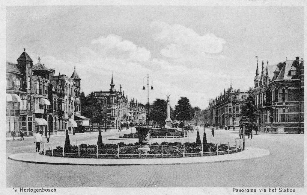 Ansichtkaart s'Hertogenbosch uit 1916, Ophalen of Verzenden, Voor 1920, Gelopen, Noord-Brabant