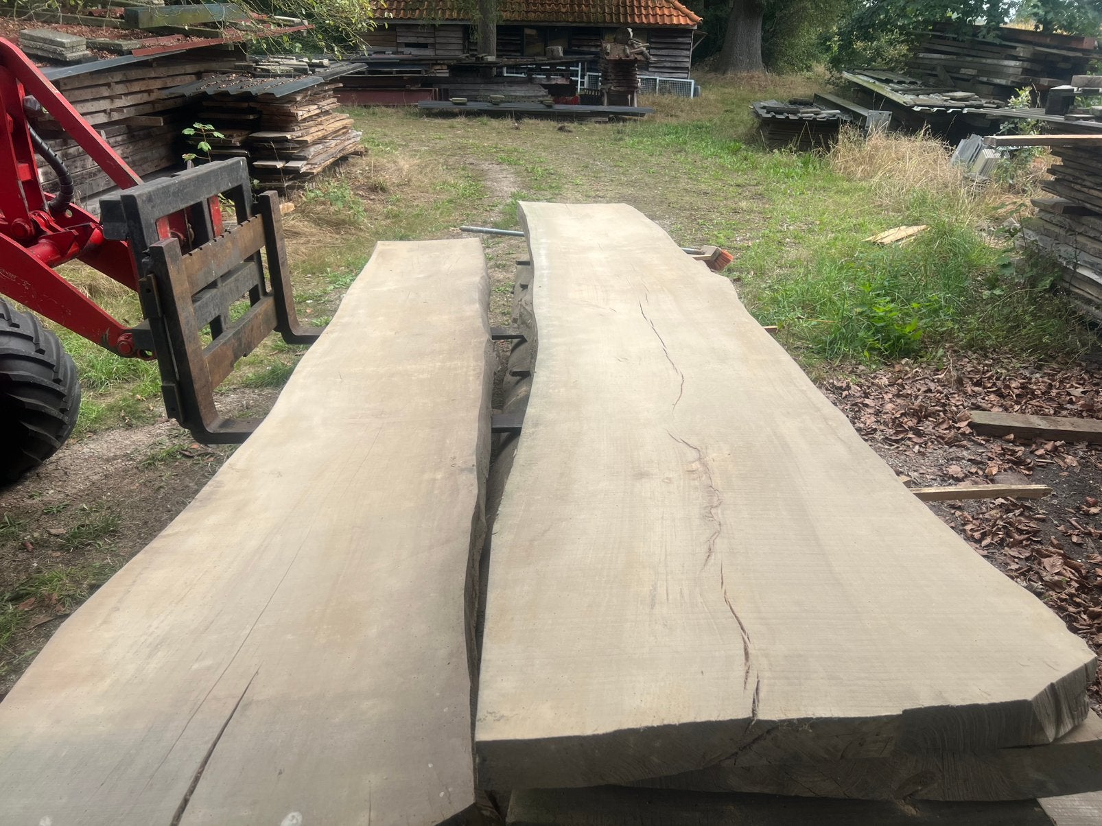 Iepenhout schaaldelen, 200 cm of meer, Zo goed als nieuw, Rechthoekig, 50 tot 100 cm