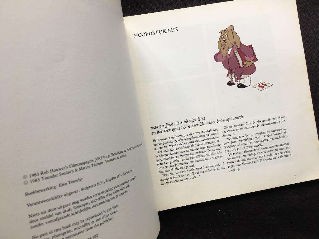 Het Bommelfilmboek - Marten Toonder - 1983, Boeken, Marten Toonder, Eén stripboek, Ophalen of Verzenden, Zo goed als nieuw