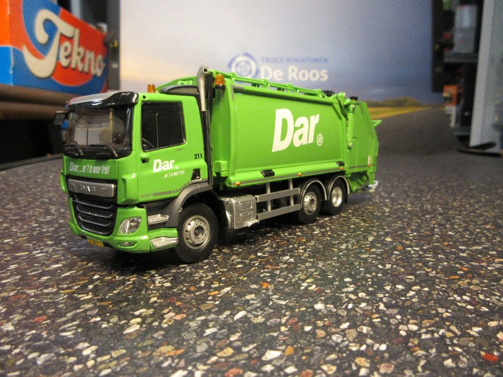 Tekno DAF CF vuilniswagen DAR, Ophalen of Verzenden, Nieuw, Bus of Vrachtwagen, Tekno