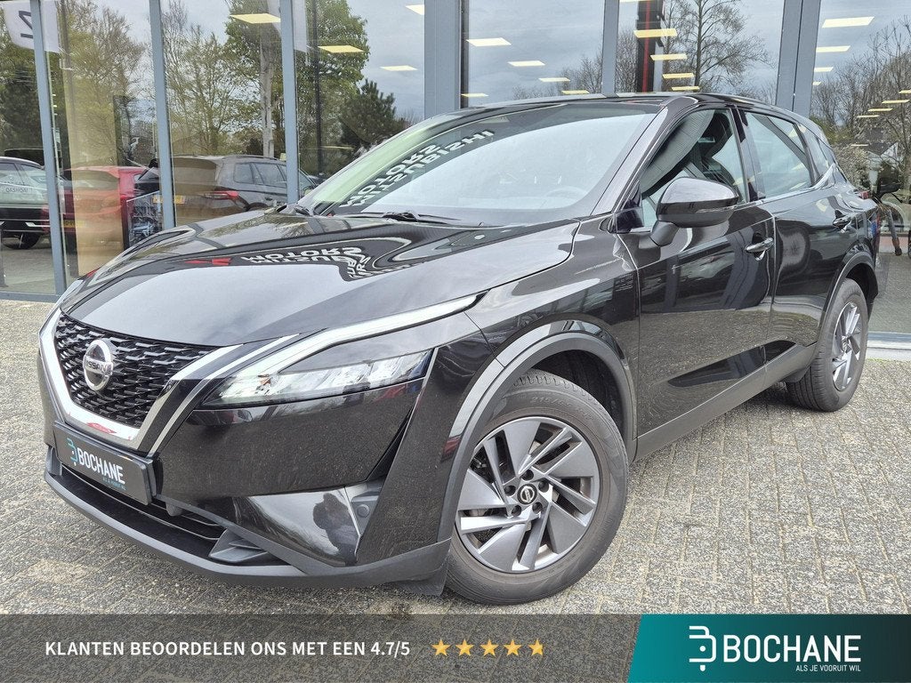 Nissan Qashqai 1.3 MHEV Xtronic Business Access N-Connecta |, Auto's, Nissan, Stof, Met garantie (alle), Zwart, Origineel Nederlands
