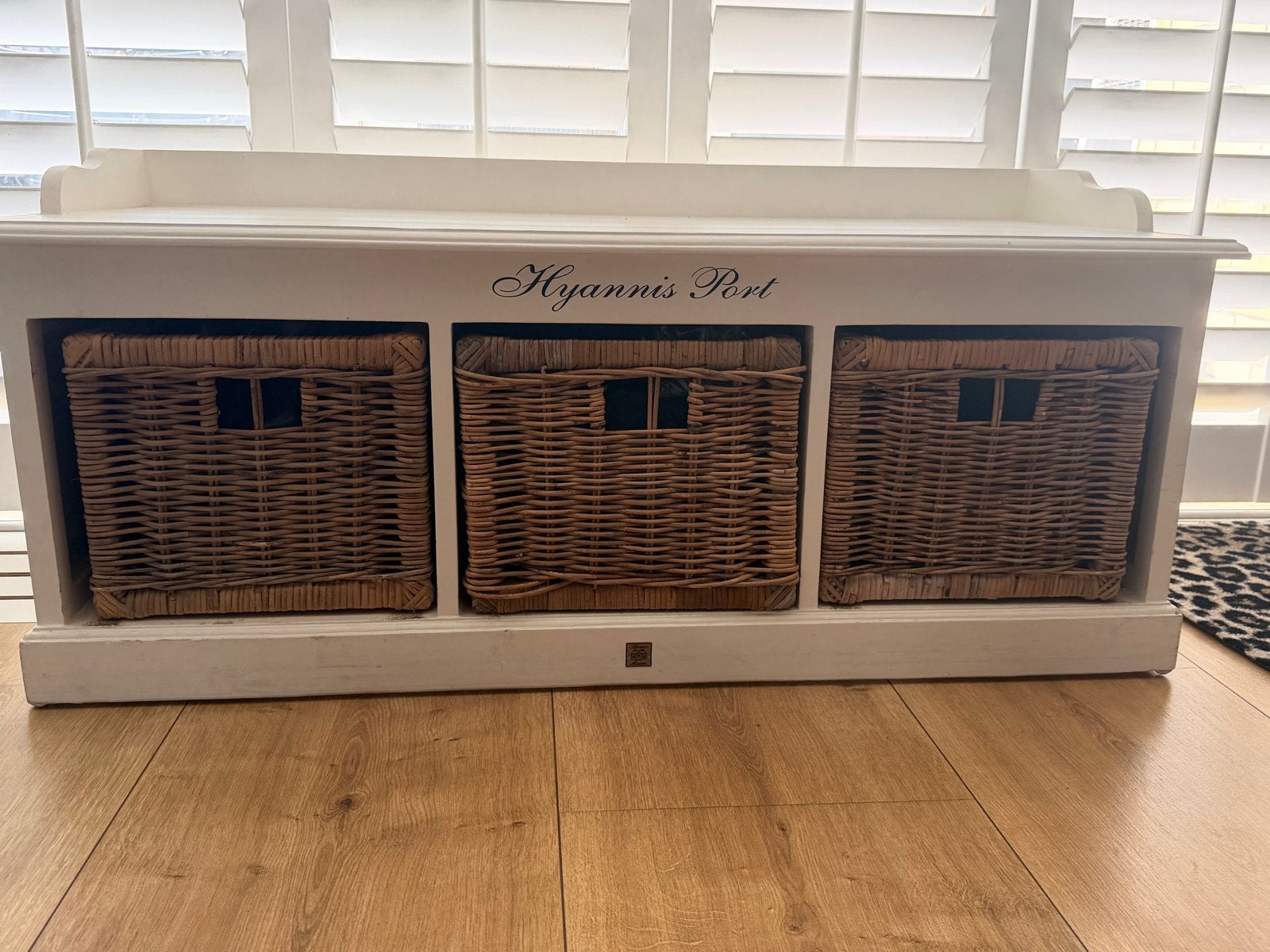 Bankje (hal)  Hyannis Port Rivièra Maison - 110x40x48 cm, Ophalen, Gebruikt, Minder dan 75 cm, Tweepersoons