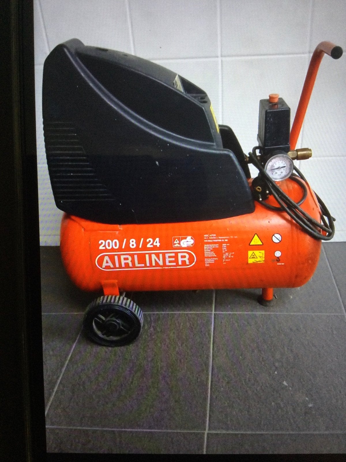 Compressor, Ophalen, Gebruikt, Minder dan 200 liter/min, 6 tot 10 bar