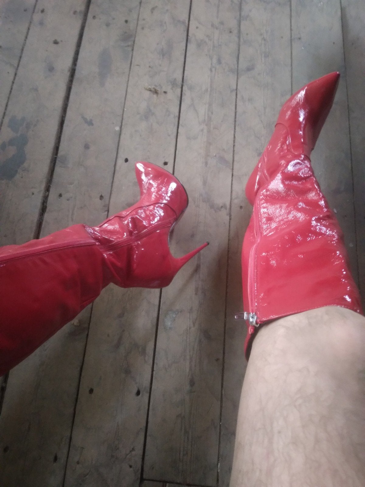 Kinky heels hakken, Ophalen of Verzenden, Zo goed als nieuw, Zwart