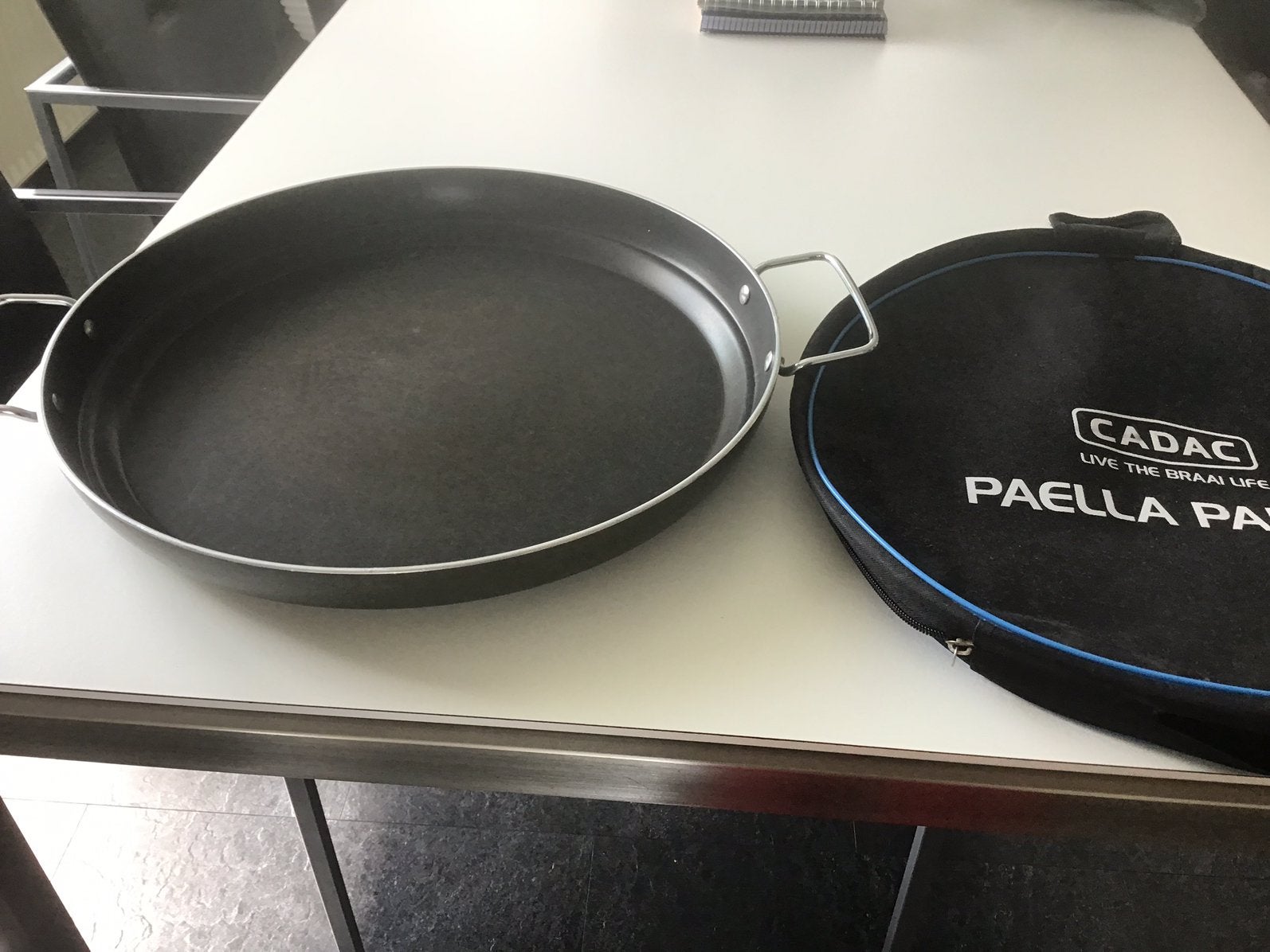Cadac paellapan voor de skottelbraai., Ophalen of Verzenden, Gebruikt