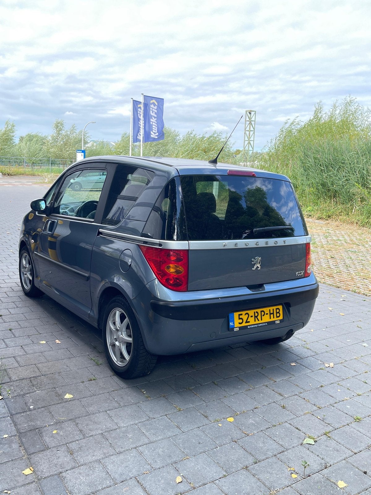 Peugeot 1007 1.4 2005 Grijs, Auto's, Voorwielaandrijving, 1360 cc, 4 cilinders, 4 stoelen