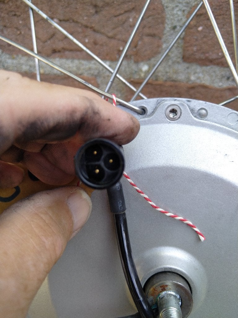 Voorwiel met ION motor Sparta Batavus €60,-, Elektrische fiets, Sparta, Sparta, Zo goed als nieuw