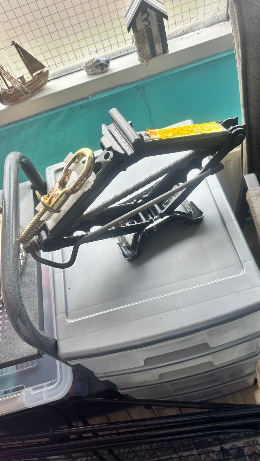 Maar 1x gebruikt, Ophalen of Verzenden, Zo goed als nieuw, Hydraulisch, Garagekrik