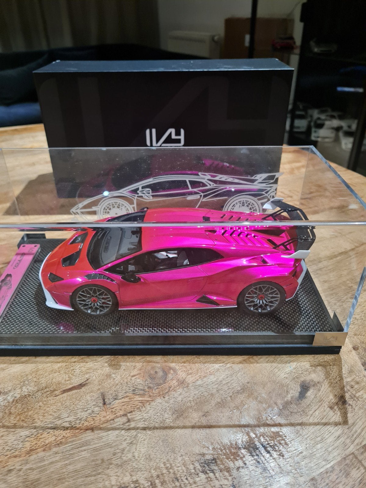 Lamborghini Huracan STO ivy models 1:18, Ophalen, Zo goed als nieuw, Overige merken