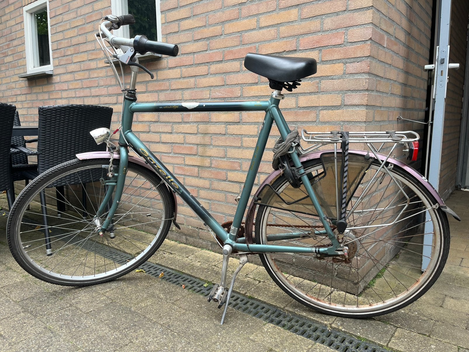 Gazelle, Fietsen en Brommers, Fietsen | Heren | Herenfietsen, Ophalen, Gebruikt, Velgrem, Versnellingen