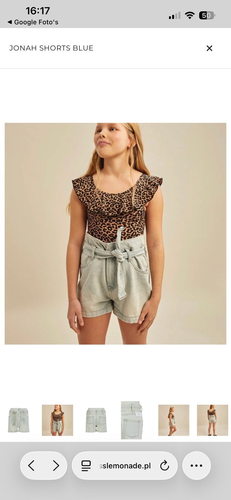 Les Coyotes de Paris short Jonah / 176 / in zeer goede staat, Ophalen of Verzenden, Zo goed als nieuw, Meisje, Broek