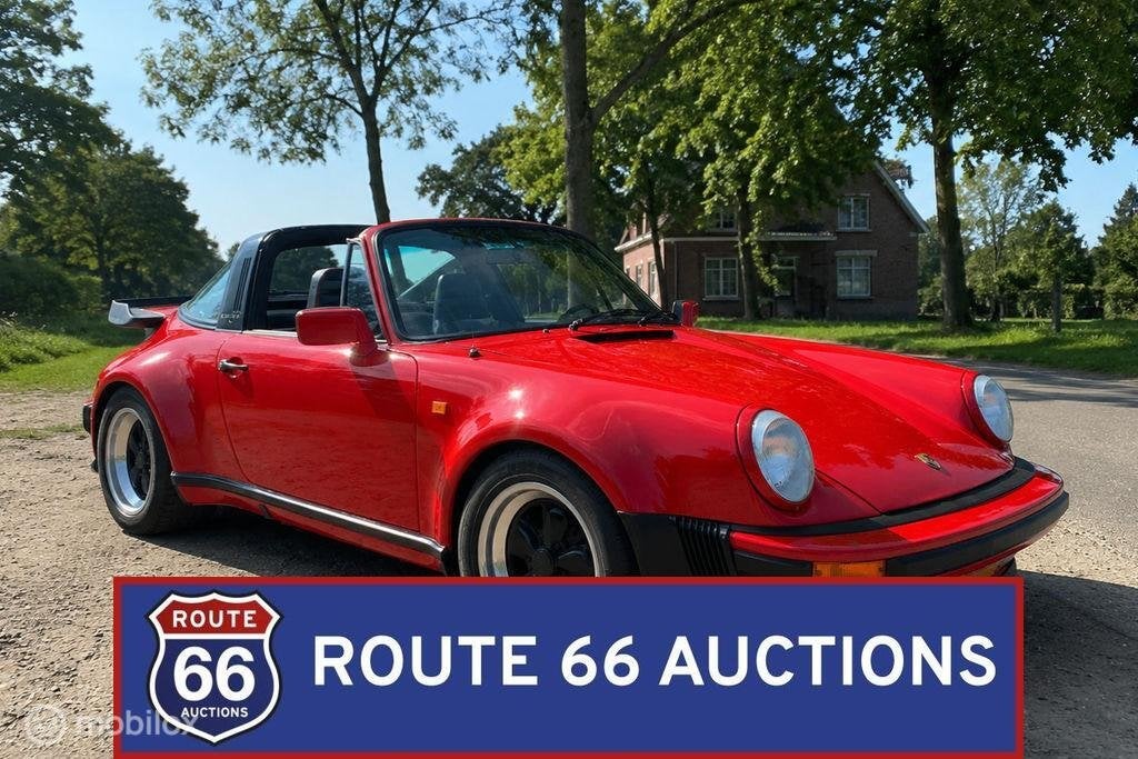 Porsche 911 Targa | 1975 | Route 66 Auctions, Overige carrosserieën, Zwart, Bedrijf, Porsche