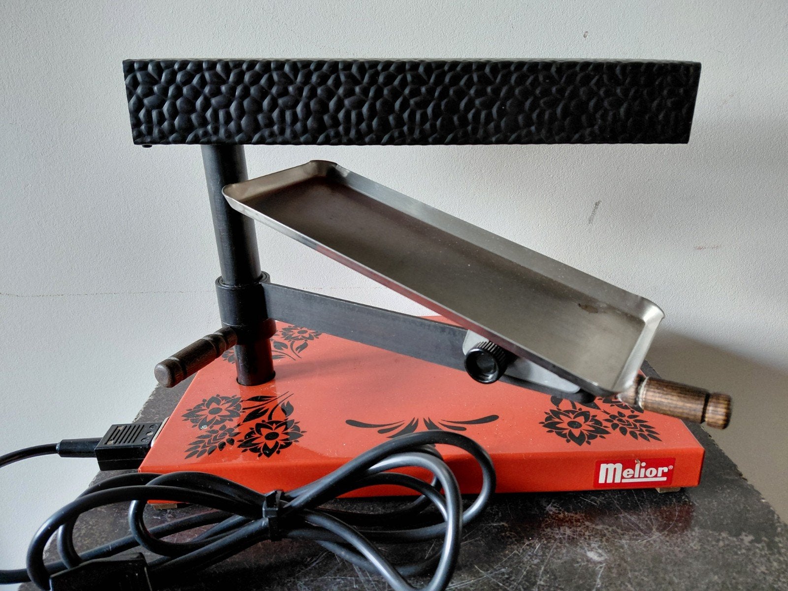 Zwitserse vintage Melior Raclette Grill -, Ophalen of Verzenden, Gebruikt