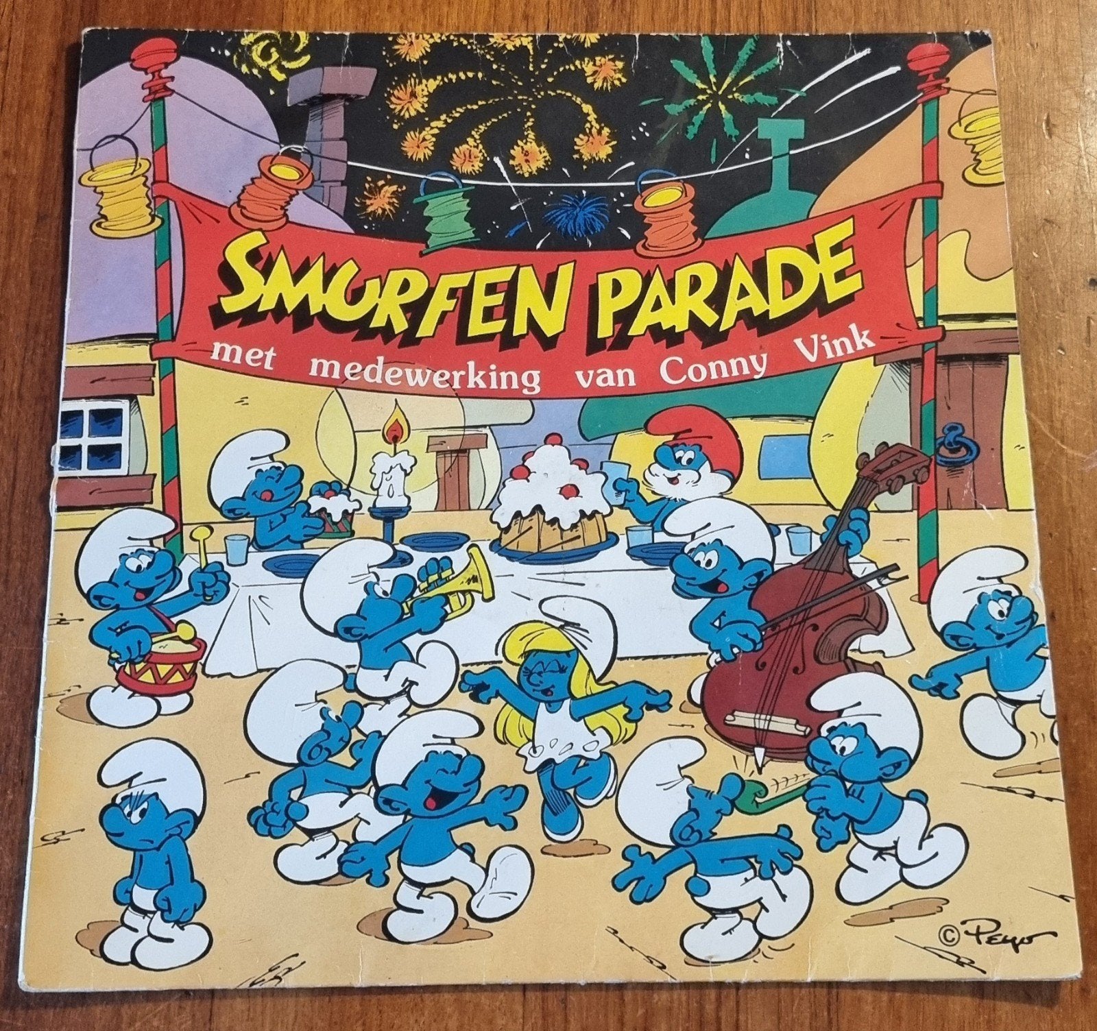 LP Smurfen Parade m.m.v. Conny Vink, Verzenden, Gebruikt