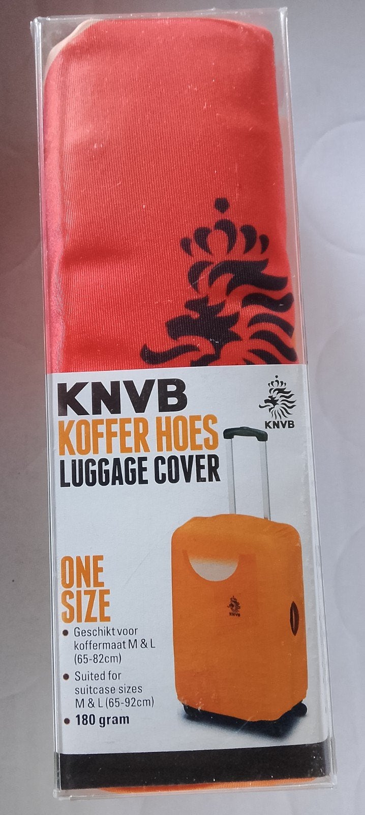 hier past je lelijke postcode koffer ook in ?!, Ophalen of Verzenden, Nieuw, Oranje, 30 cm of meer
