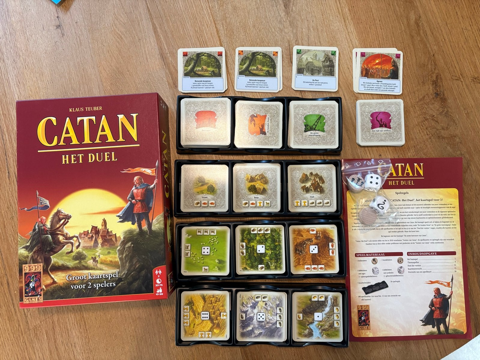 Catan: Het Duel - Groot kaartspel voor 2 spelers, Een of twee spelers, Ophalen of Verzenden, Zo goed als nieuw