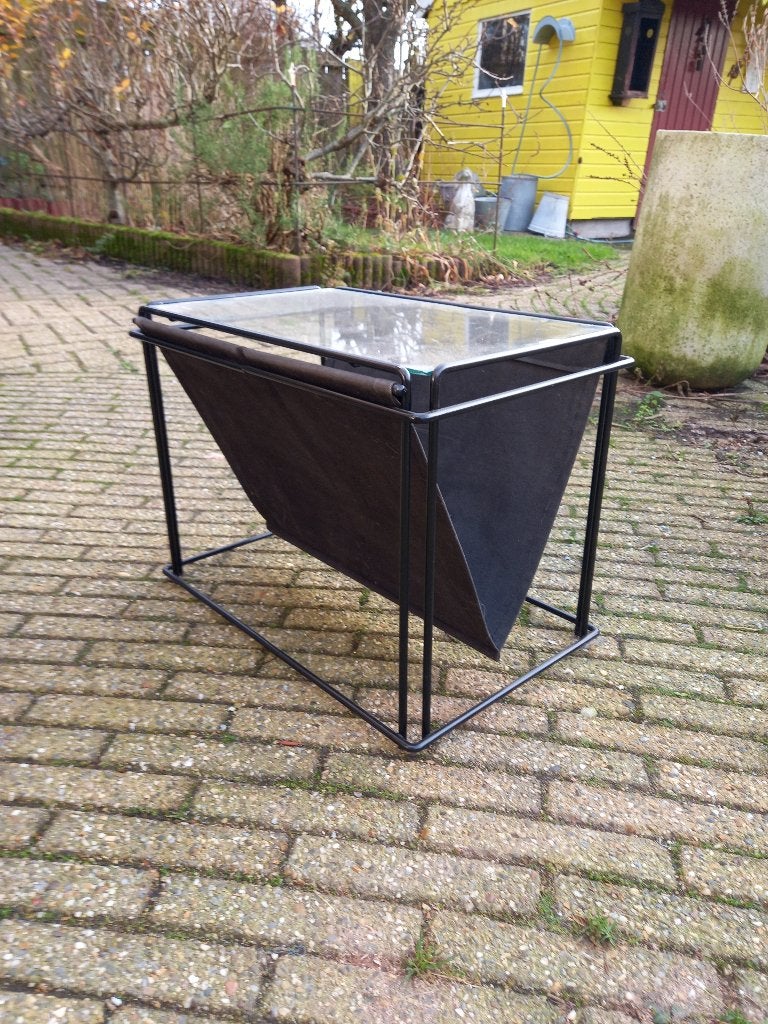 vintage max sauze magazine rek bijzettafel, Ophalen of Verzenden, Huis en Inrichting