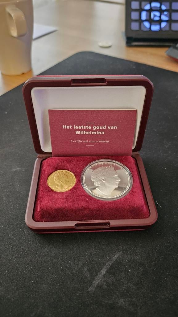 Het laatste goud van Wilhelmina muntenset, Setje, Koningin Wilhelmina, 10 gulden, Goud